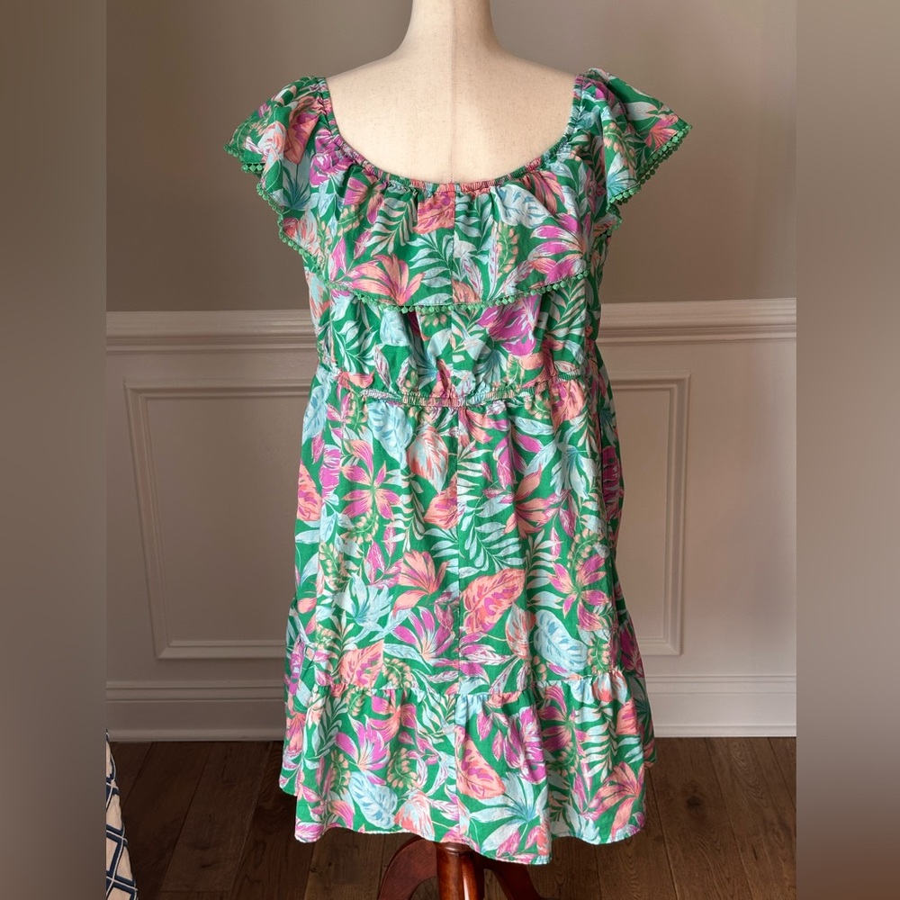 Terra & Sky Plus Size Off The Shoulder Dress size 4X - Picture 4 of 12
